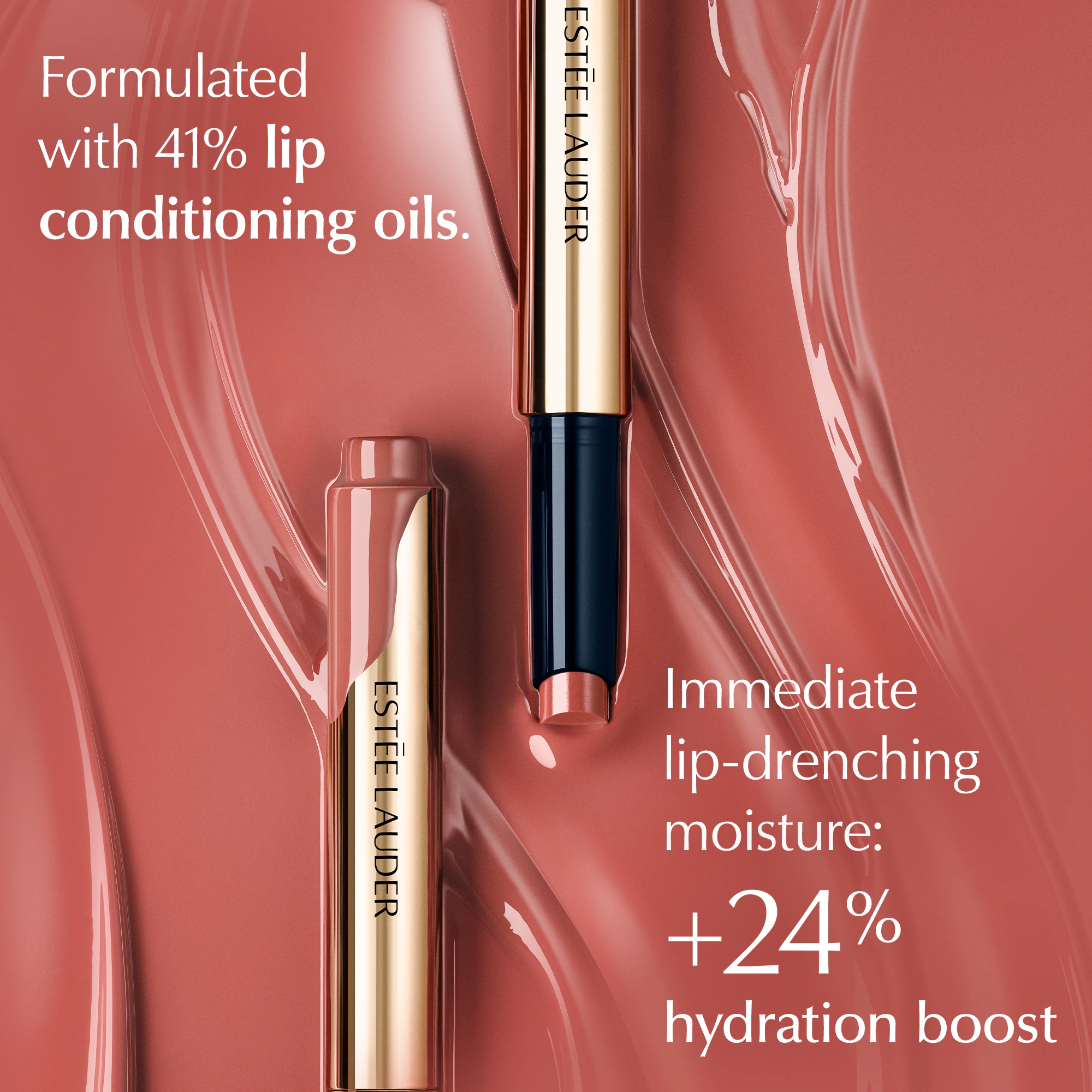 Estée Lauder Pure Color Melt On Glosstick (Melted Blush 128) – view 5